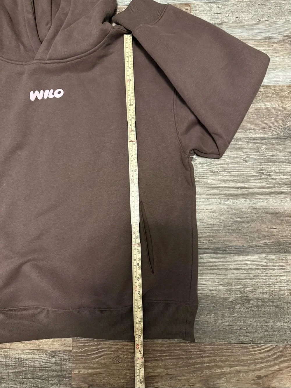 WILO The Label Wellness Club Active Set S Brown Hoodie Legging Lounge Travel NWT